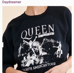 Daydreamer Navy Queen Concert Graphic Sweatshirt